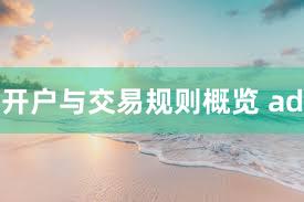 开户与交易规则概览 ad